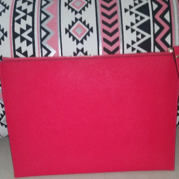 Kate Spade  watermelon pink envelope pouch EUC - Picture 3 of 4